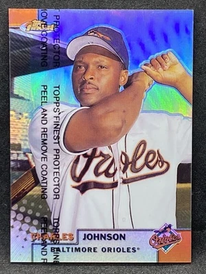 1999 Topps Finest Refractor #174 Charles Johnson Baltimore Orioles - Image 1 of 2