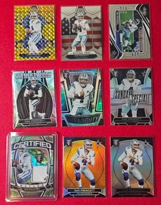 DAK PRESCOTT - DALLAS COWBOYS (9) lote de tarjetas + parche #/35 - Imagen 1 de 4