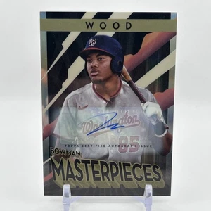 2022 Bowman's Best Masterpieces Auto /99 James Wood RC #BM-12 Signed Insert - Bild 1 von 2