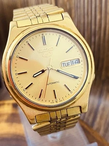 Rare Seiko Automatic Men Day Date vintage Wrist Watch 7009-3130 Working #6980 - Picture 1 of 21