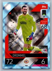 2022 Topps Match Attax UEFA Champions League Joel Drommel #254 PSV Eindhoven - Picture 1 of 2