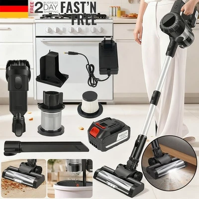 Akku Staubsauger Hoover Upright Kabelloser Handstaubsauger 3600W 30000Pa 6 IN 1 - Bild 1 von 4