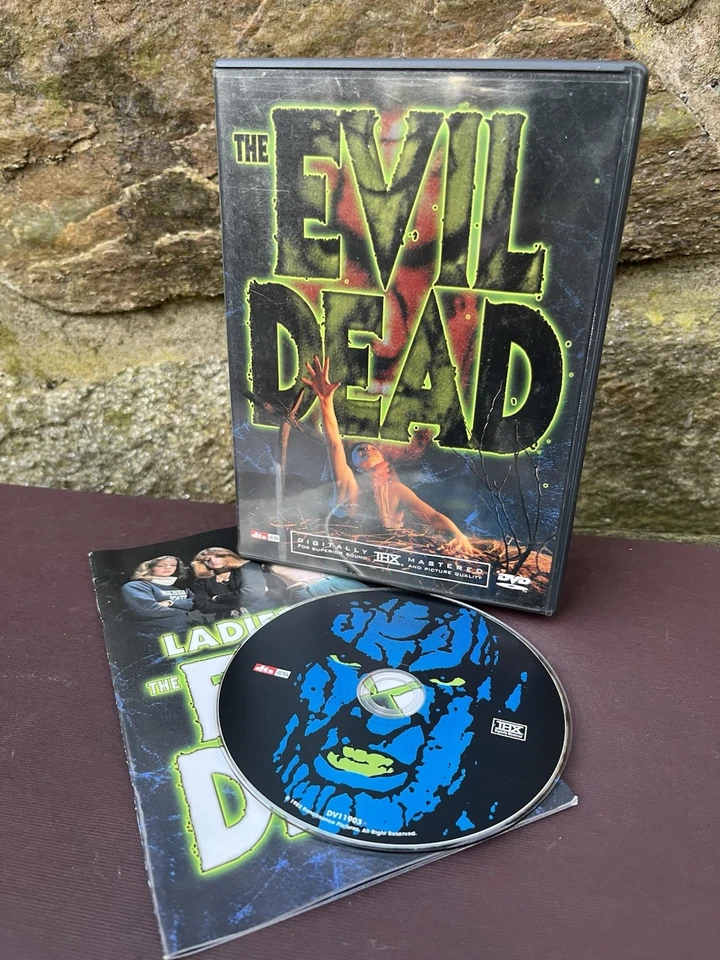 Sam Raimi's The EVIL DEAD Anchor Bay THX-DVD w 18 Page Booklet Insert OOP Horror - Image 1 of 3