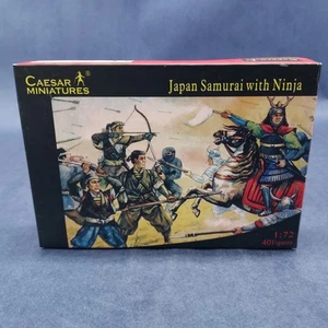 Cesare Miniatures 1/72 Giappone Samurai Con Ninja 40 Figure Storia 003 - Foto 1 di 7
