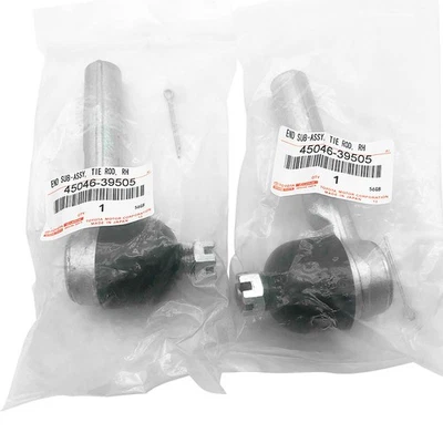 GENUINE OEM TOYOTA 03-09 RUNNER FJ CRUISER GX470 TIE ROD END SET 2X 45046-39505 Foto 1 de 4