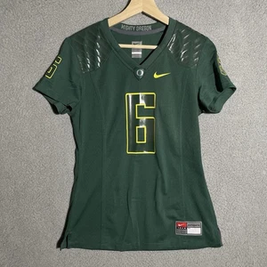 MAGLIA CALCIO NIKE UNIVERSITY OF OREGON DUCKS VERDE #6 YOUTH SMALL - Foto 1 di 7