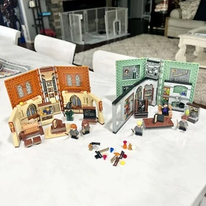 Lego Harry Potter Hogwarts Moment Books Lot 76382 & 76383 No Box/Manual - Picture 1 of 6