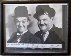 Seltenes Stan Laurel & Oliver Hardy original handsigniertes Foto - Bild 1 von 5