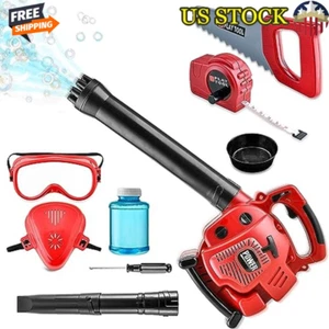 Bubble Leaf Blower Kids Bubble Machine Gardening Tool Set Outdoor Fun Toy New - Picture 1 of 7