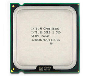 Intel Core 2 Duo E8400 3.0GHz LGA 775 CPU 1333 MHz Livraison gratuite