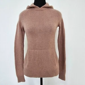 Babaton 100% Cashmere Hoodie Sweater, XS, Dusty Rose - Picture 1 of 20