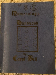 Numerology Handbook by Bell, Carol Rare 1976 Printing - Bild 1 von 8