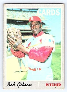 Tarjeta de béisbol vintage Bob Gibson #530 1970 Topps - Imagen 1 de 2