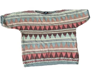 Vtg Womens Chaps Ralph Lauren Southwestern Pattern Sweater XL - Picture 1 of 5