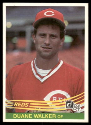 1984 Donruss #325 Duane Walker - POOR Yellow - Image 1 of 2