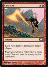 4x Lava Axe MTG Magic 2012 (M12) NM Magic Regular