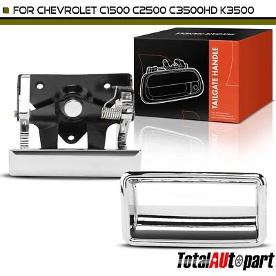 Cabo e moldura cromados da tampa da caçamba para Chevrolet C1500 C1500 C3500 K2500 K1500 K3500 - Imagem 1 de 4