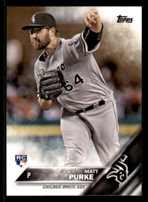 2016 Topps Update #US103 Matt Purke Chicago White Sox RC - Image 1 of 2