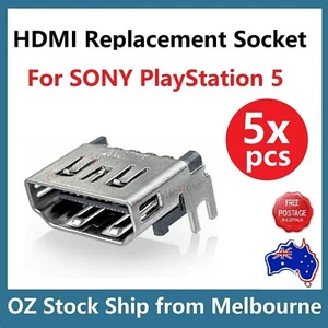 5x PS5 Sony PlayStation 5 Console Replacement HDMI Port Socket Connector - Picture 1 of 6