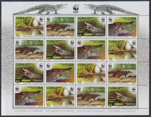2003 edición caribeña recuerdo s wwf cocodrilos rombífero cocodrilo SCT. 2345a NH - Imagen 1 de 1