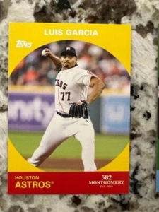 Juego de 5 cartas Topps Montgomery 582 Club 2022 Houston Astros Luis Garcia #16 - Imagen 1 de 1