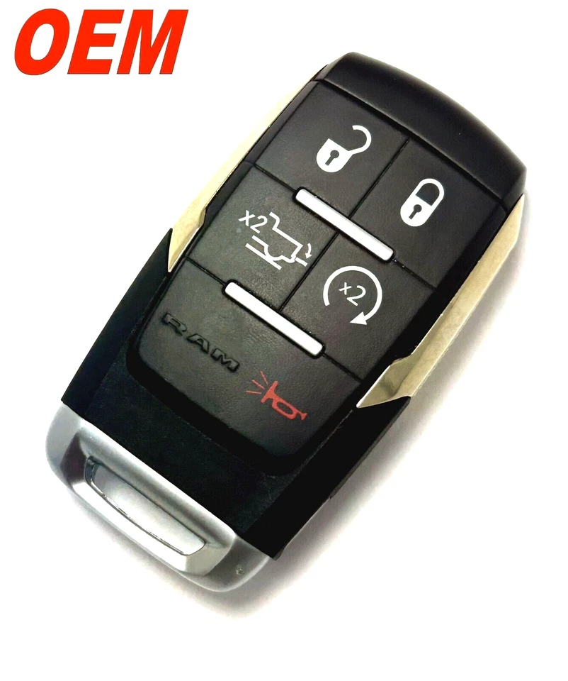 NUEVO OEM 2019-2024 RAM LONGHORN 2500 3500 MANDO A DISTANCIA LLAVERO 68575429 68547363 Foto 1 de 4