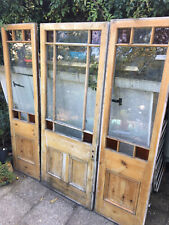 ••• Original Victorian Downham door and side panels - Stunning! •••