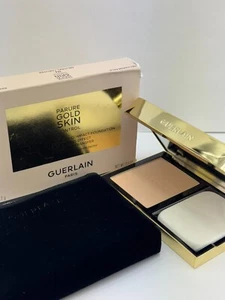 Guerlain Parure Gold Skin Control Powder Foundation 1N Neutral Refillable 0.3oz - Picture 1 of 3