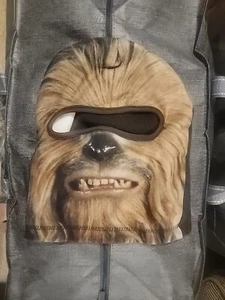 Youth Star Wars Chewbacca Winter Hat Face Mask Pullover Exc. Condition - Picture 1 of 4