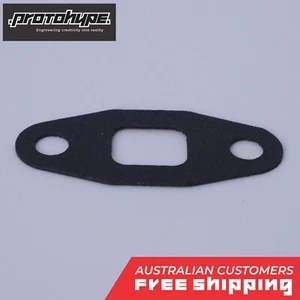 T3 T4 Turbo Oil Drain 2 Bolt Gasket 50mm Bolt Spacing GT32 GT37 GT40 GT42 GT45 - Picture 1 of 2