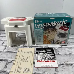 Vintage 1993 Veg - O - Matic The Original Chopper K-Tel con manual en caja - Imagen 1 de 8