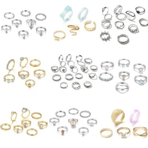 Ästhetische Blume Schlange Fingerringe Frauen Mode Schmuck Hochzeitsbänder Ring - Bild 1 von 57