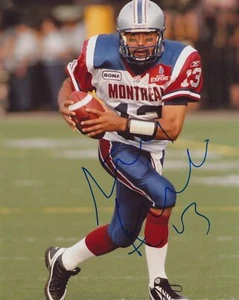 FOTO FIRMADA ANTHONY CALVILLO MONTREAL ALOUETTES 8X10 5 - Imagen 1 de 2
