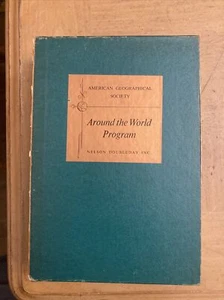 American Geographical Society Around the World Program 6 Booklets, map & box - Picture 1 of 2