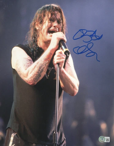 W@W OZZY OSBOURNE SIGNED AUTOGRAPH 11X14 PHOTO BECKETT BAS BLACK SABBATH 6 Cover