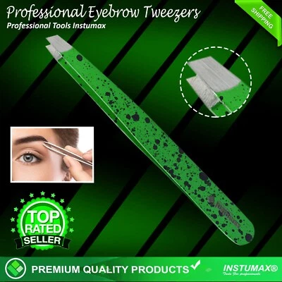  Профессиональный пинцет для бровей прецизионный пинцет для волос с косым наконечником для мужчин и женщин - Изображение 1 из 4