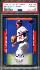 2009 Upper Deck USA Box Set Francisco Lindor #USA55 Rookie RC PSA 10