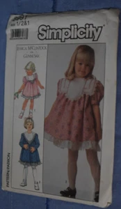 Simplicity 8991 McClintock Gunne Sax Toddler Dress Sz 1/2  1 Uncut - Picture 1 of 2