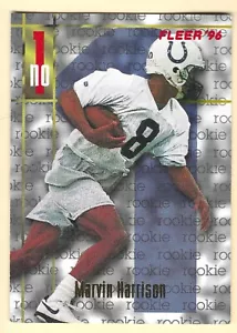 1996 Fleer Marvin Harrison #159 Rookie RC HOF - Picture 1 of 2