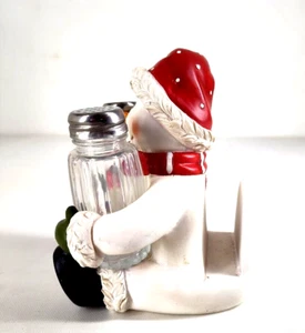 Schneemann Figur Salz & Pfefferstreuer & Serviettenhalter Weihnachten Feiertage Deko - Bild 1 von 7
