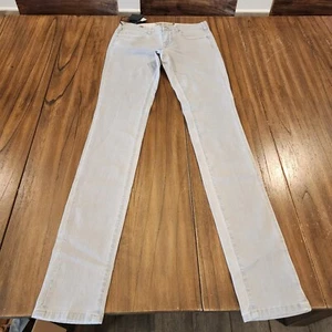 Anthropologie Notify Bamboo skinny jeans Nfy grey size 27 tall long inseam Nwt - Picture 1 of 13