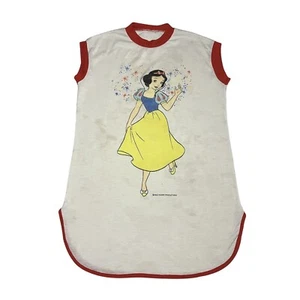 Vintage 80s Disney Snow White Princess Ringer Tee Shirt Tunic Top Womens Small - Picture 1 of 9