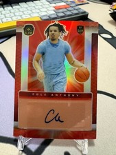 2021 Super Glow Sports Inaugural Edition Red /50 Cole Anthony #AU-CA Auto