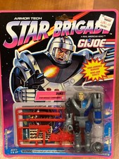 GI Joe 3 3/4 Armor Tech Star Brigade Robo Duke - 1993 - Mint / Near Mint Card