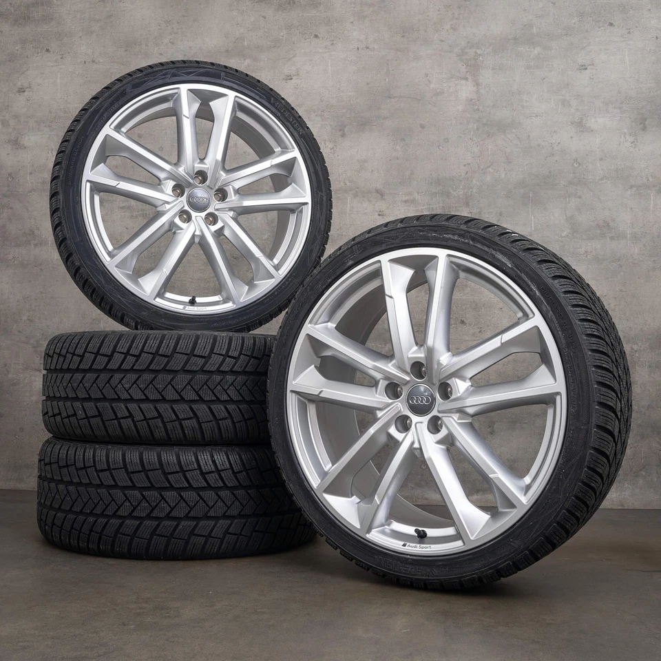Audi A6 S6 Winterräder 21 Zoll 4K C8 Felgen 4K0601025AE silber Sport Design NEU - Bild 1 von 4
