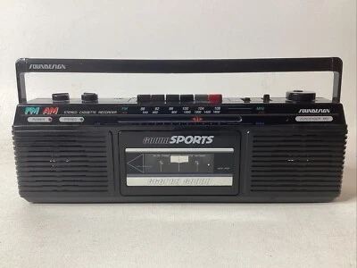 Receptor estéreo AM/FM Soundesign 4621-BLK de colección/grabadora de casete *FUNCIONA PROBADO* Foto 1 de 4