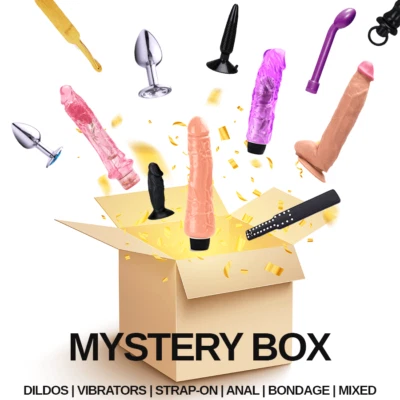 Rabbit Vibrator G-spot Clitoris Dildo Cock Ring Anal Bondage Sex Toys Bundle Kit - Image 1 of 3