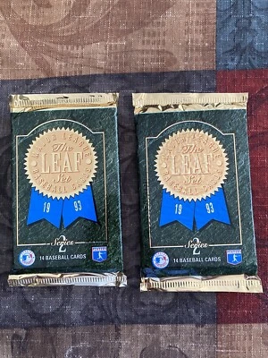 (2)1993 叶箔包系列 2 大厅标题,金叶新秀插入物 — 第 1/4 张图片