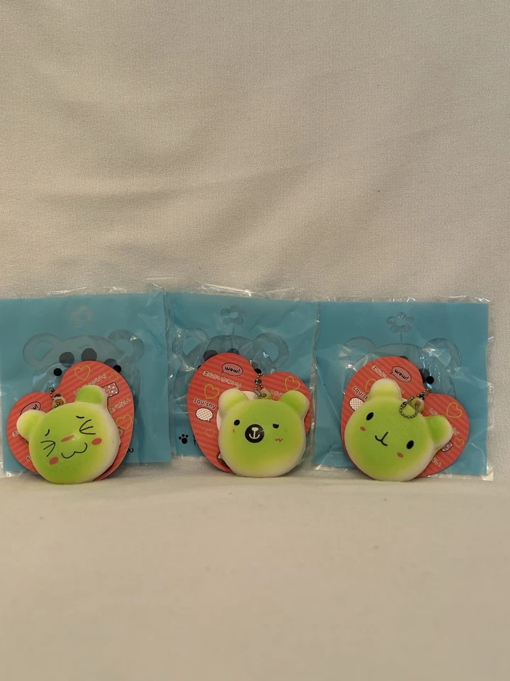 Mini dijes blandos verde lima paquete de 3 nuevos Foto 1 de 1