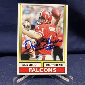 Dick Shiner -Maryland- Atlanta Falcons Autographed Custom Card - Picture 1 of 2